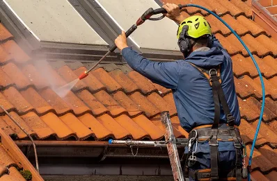 Démoussage et hydrofuge de toiture à Bérat